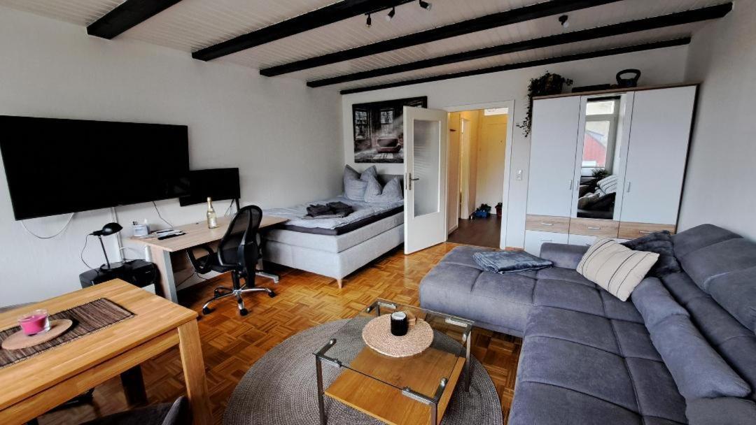1-Zimmer-Appartement Schoene Aussicht Лангельсгайм Екстер'єр фото